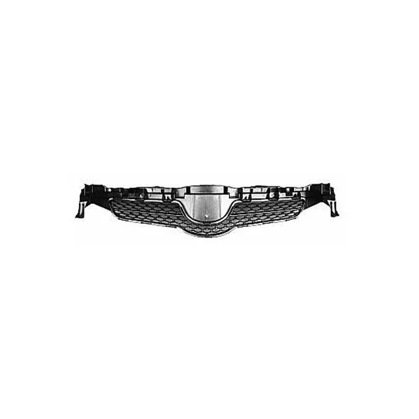 Grille radiateur centrale pour TOYOTA AURIS 2007-2009, noire Neuve