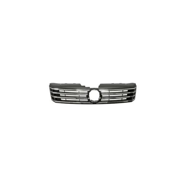 Grille radiateur centrale pour VOLKSWAGEN PASSAT B7 2011-2014, Chromée Noire, Neuve