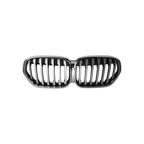 Grille radiateur pour BMW X1 F48 2019-2022, avec cadre chromé, version X-Line, Neuve