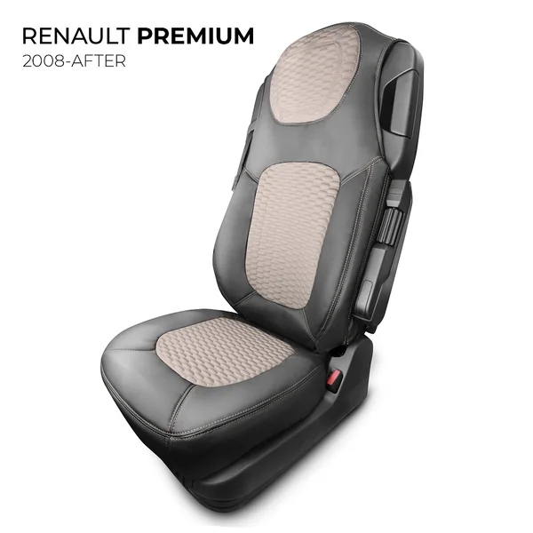 Housse siège camion Renault Premium similicuir Tokyo