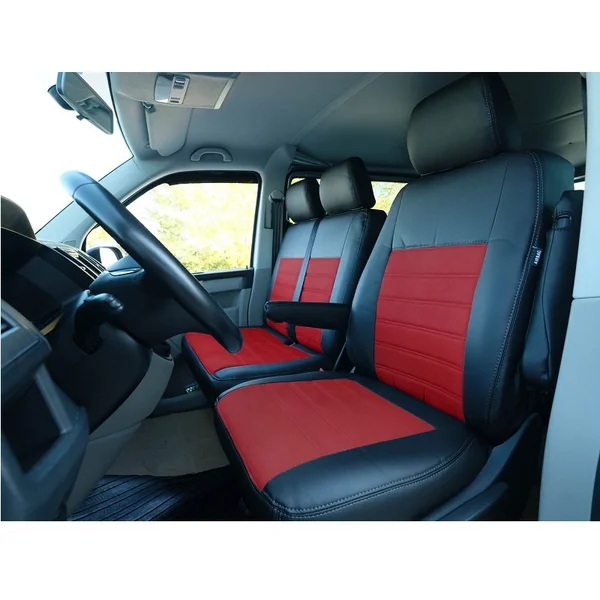 Housse sièges sur mesure Ford Transit Connect simili cuir et alcantara
