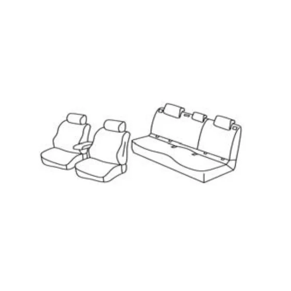 Housses de siège auto sur mesure Audi A1 S-Line
