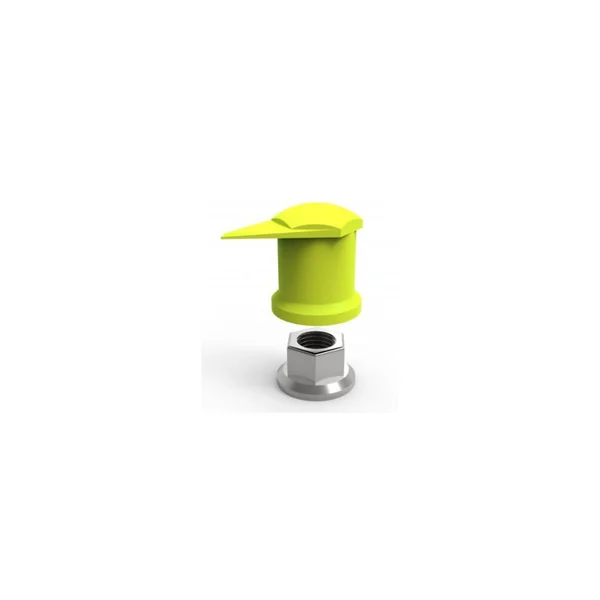 Indicateur de Desserrage de Roue Dustite LR Jaune avec Enjoliveur - Ø 24 mm