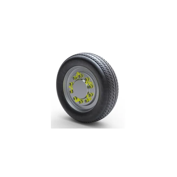 Indicateur de desserrage de roue et retenue d'écrou CHECKLINK Jaune – Ø 27 mm