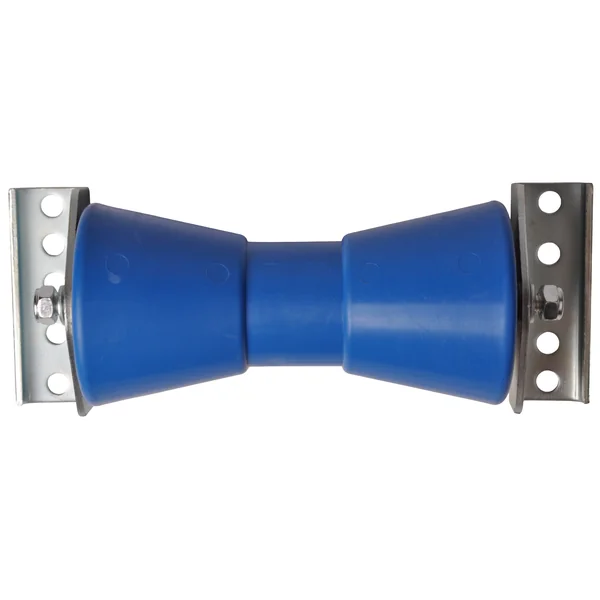 Jeu de rouleaux de quille - 200x85 mm - bleu - complet sur support