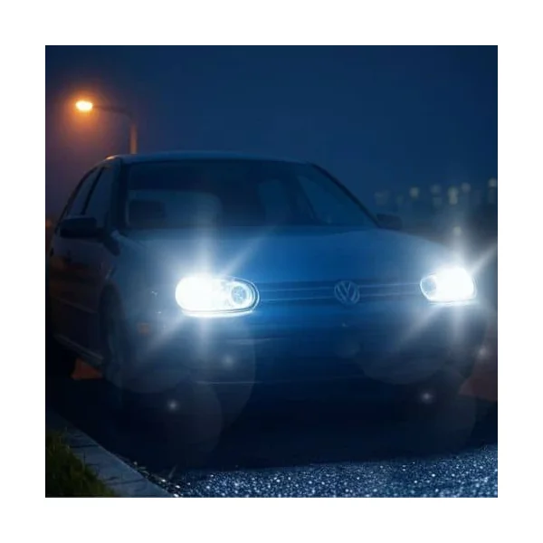 Kit Ampoules LED H1 Blanc Pur 6500 K Phares avants 72W - Feux de route - Volkswagen Golf 4 (1991-2004)