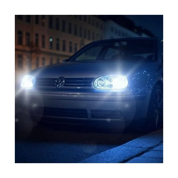 Kit Ampoules LED H1 Blanc Pur 6500 K Phares avants 72W - Feux de route - Volkswagen Golf 4 (1991-2004)