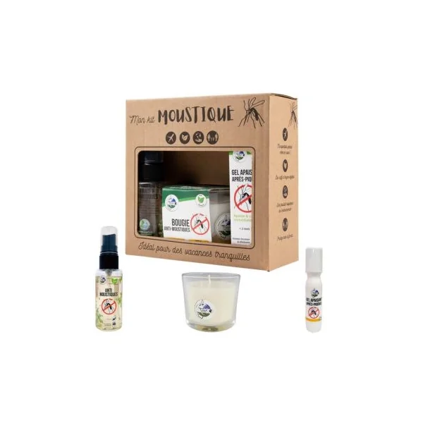 Kit anti moustique vacances tranquilles bougie