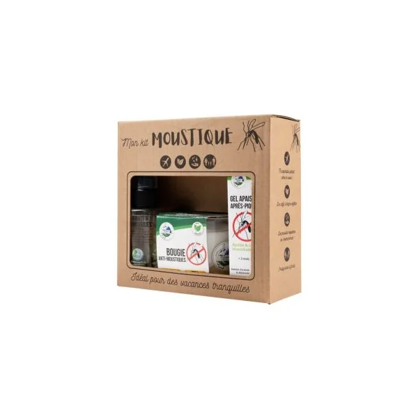 Kit anti moustique vacances tranquilles bougie