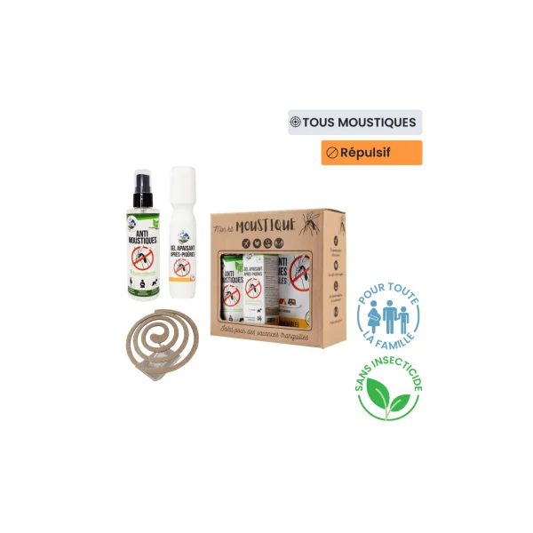 Kit anti moustique vacances tranquilles spirale