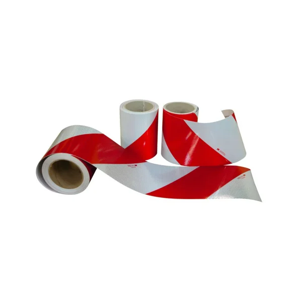 KIT Bandes Alternées 46M x 14cm Classe 1 -ORAFOL Rouge & Blanc