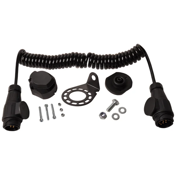 Kit de conversion vers une prise avec câble spiralé - 13 broches - 8 pins