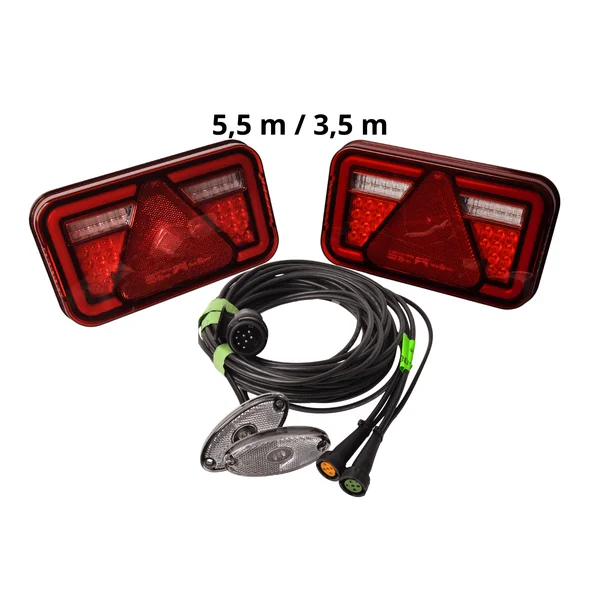Kit d'éclairage LED - Aspock Multiled 4 - 13 broches - Plug & Play - incluant les feux de balisage