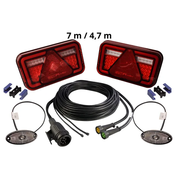 Kit d'éclairage LED - Aspock Multiled 4 - 13 broches - Plug & Play - incluant les feux de balisage