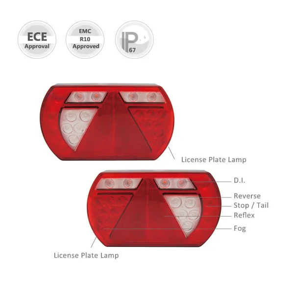 Kit d'éclairage LED - Lucidity - 13 broches - incluant l'éclairage de balisage & résistances intégrées