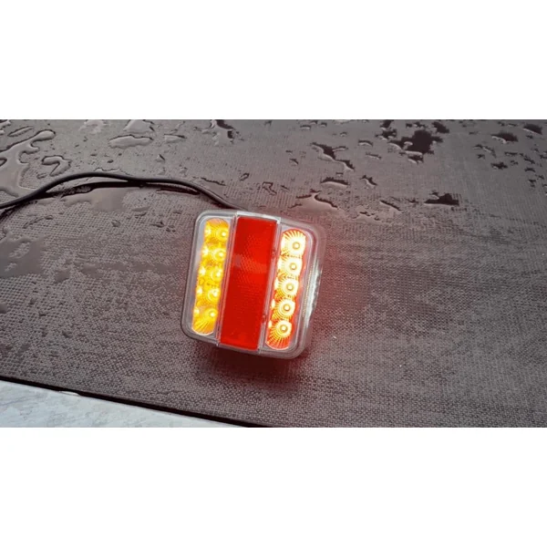 Kit d’éclairage LED magnétique - 12 mètres de câble principal - 7 broches - idéal pour les remorques bateaux
