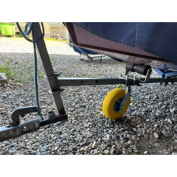 Kit roue pivotante et roue jockey - incluant matériel de montage - capacité de charge de 80 kg