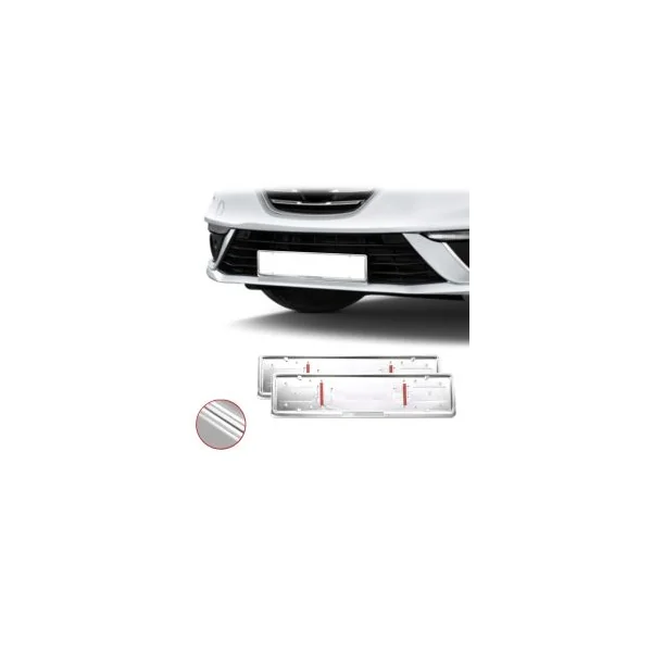 License number plate Chrome frames (standard size EU/UK)