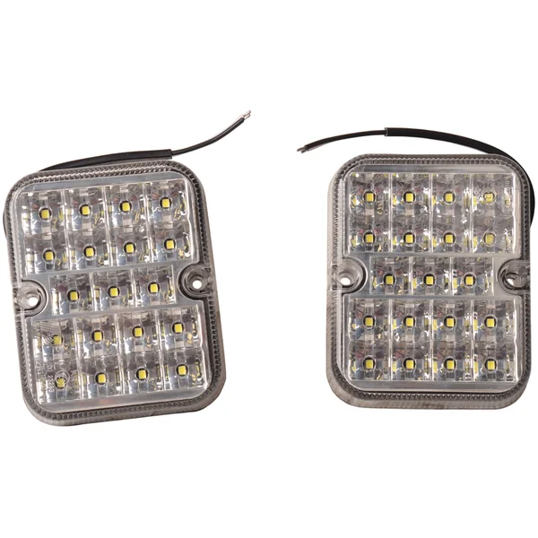 Lot de 2 feux de recul à LED - 100x80x28 mm - LED