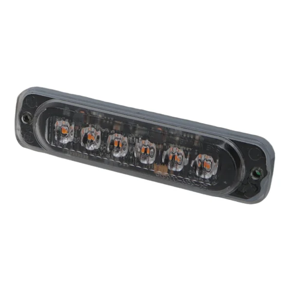 Luminaire de secours - Cantonal LED - orange - 113x28x9,8 mm - 6 LEDs