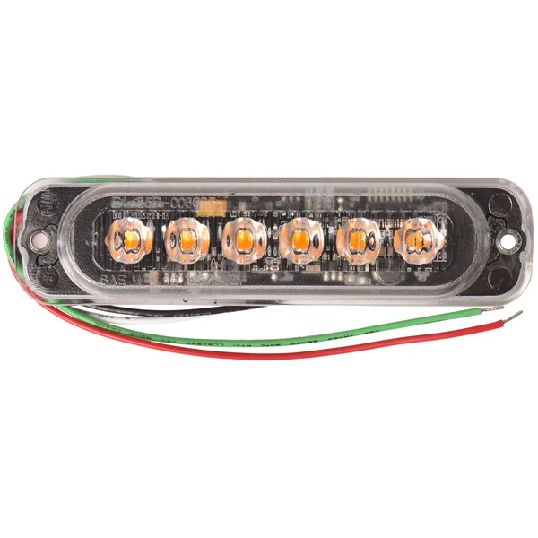 Luminaire de secours - Cantonal LED - orange - 113x28x9,8 mm - 6 LEDs