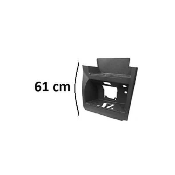 Marchepied droit pour MERCEDES ACTROS MP4 WIDE CAB de 2011 à 2021, peint en gris, hauteur : 61 cm, Neuf
