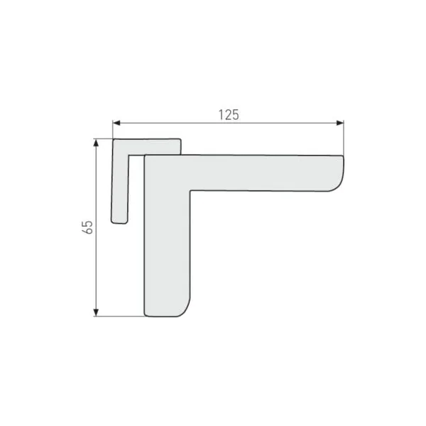 Mini ferme-porte pour porte intérieure Abus 2603