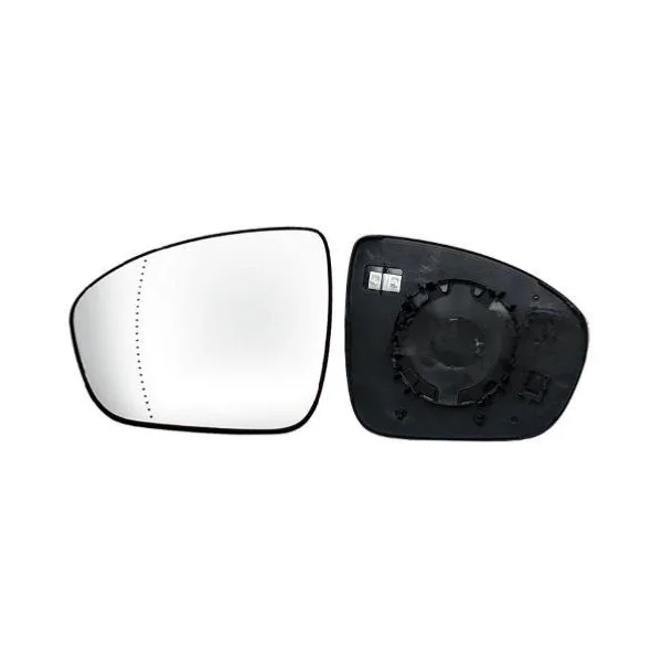 Miroir Glace de rétroviseur extérieur gauche pour RENAULT CAPTUR II 2020-2024, dégivrant, aspherique, Neuf