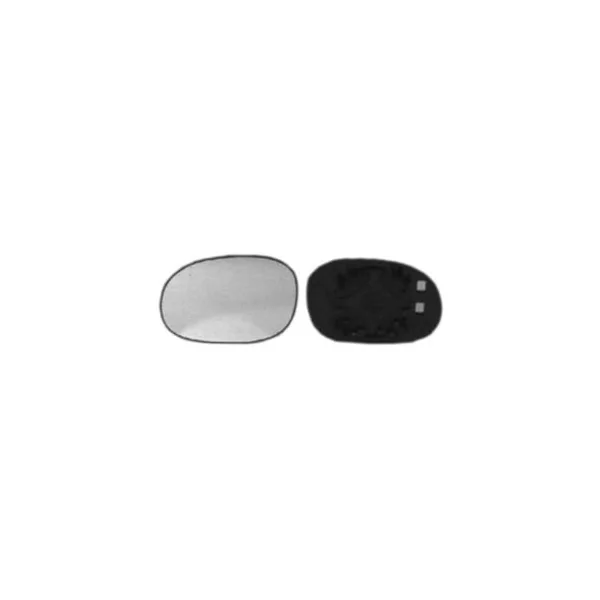Miroir Glace rétroviseur gauche pour PEUGEOT 206 CC 2000-2007, à clipser, Neuf
