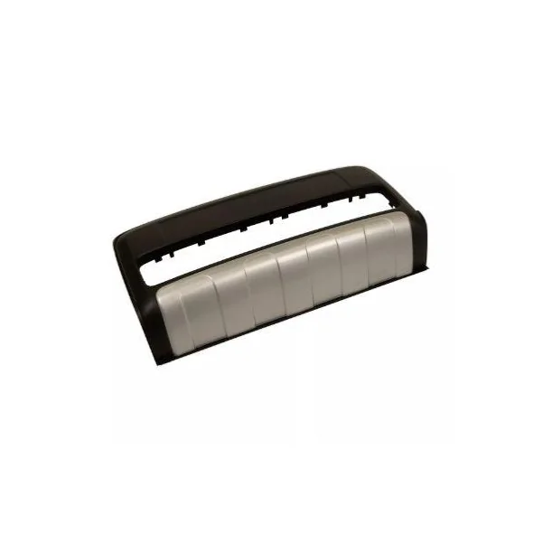Moulure centrale pare-chocs avant pour FIAT PANDA 4X4/NAT. POW. depuis 2013, argentée, Neuve
