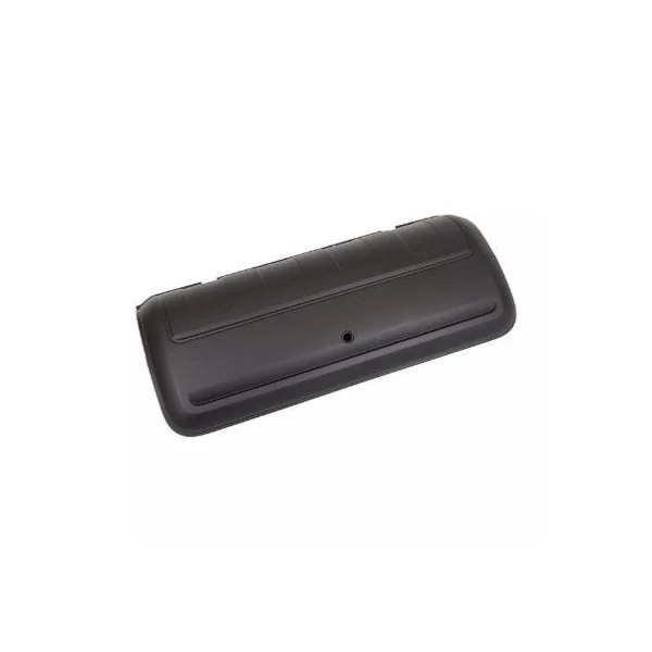 Moulure centrale pare-chocs avant pour FIAT PANDA 4X4/NAT. POW. depuis 2013, noire gaufrée, avec trou radar, Neuve