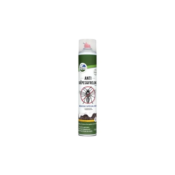 Mousse Anti guêpe et frelon spéciale nid et essaim