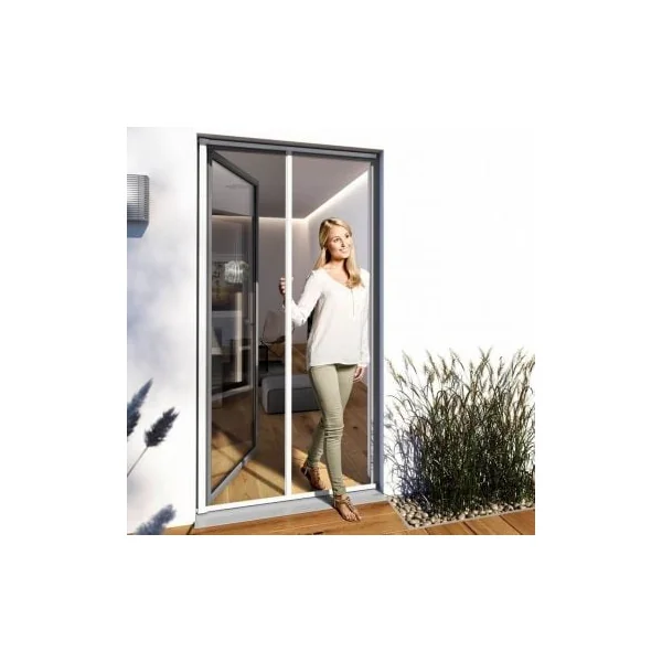 Moustiquaire enroulable pour porte confort