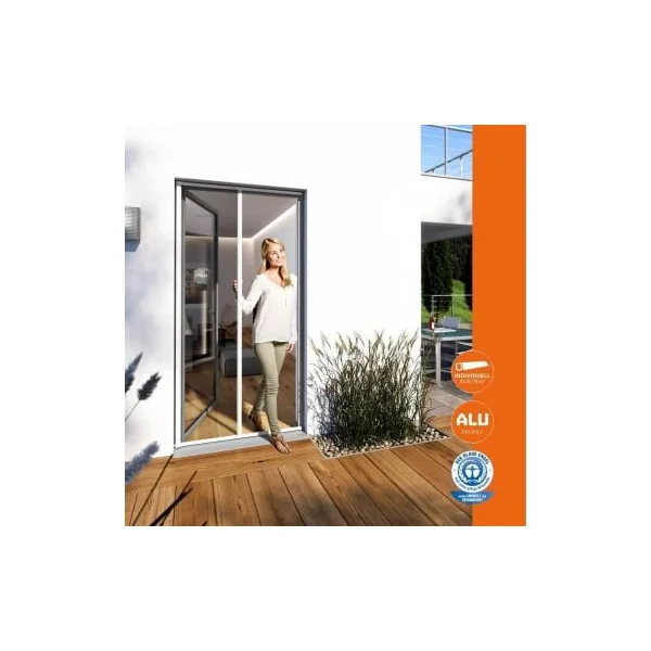 Moustiquaire enroulable pour porte confort