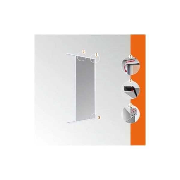 Moustiquaire enroulable pour porte confort