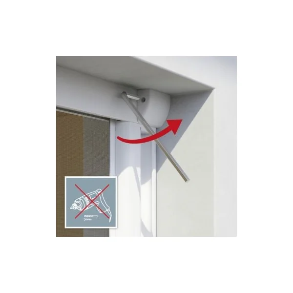 Moustiquaire enroulable pour porte confort