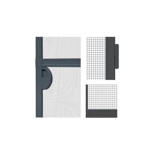 Moustiquaire porte battante cadre premium
