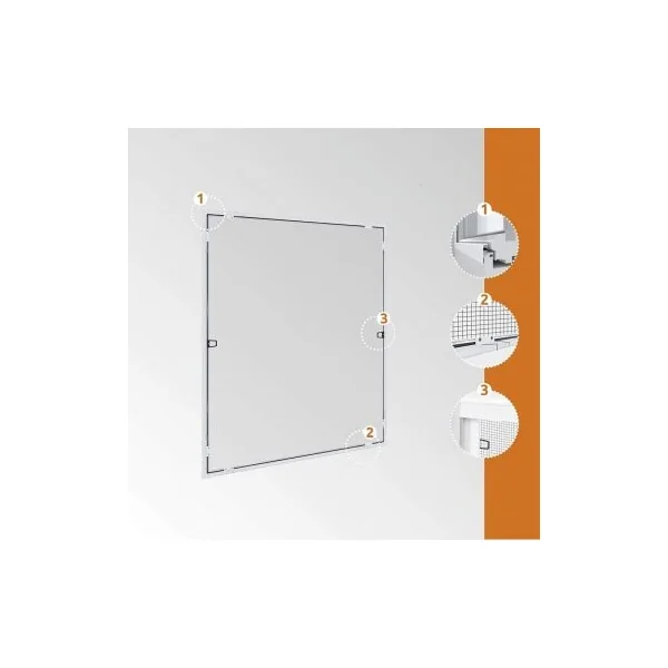 Moustiquaire pour fenetre cadre fixe ultra plat