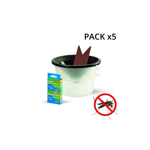 Pack 5 pièges larve de moustique Aqualab