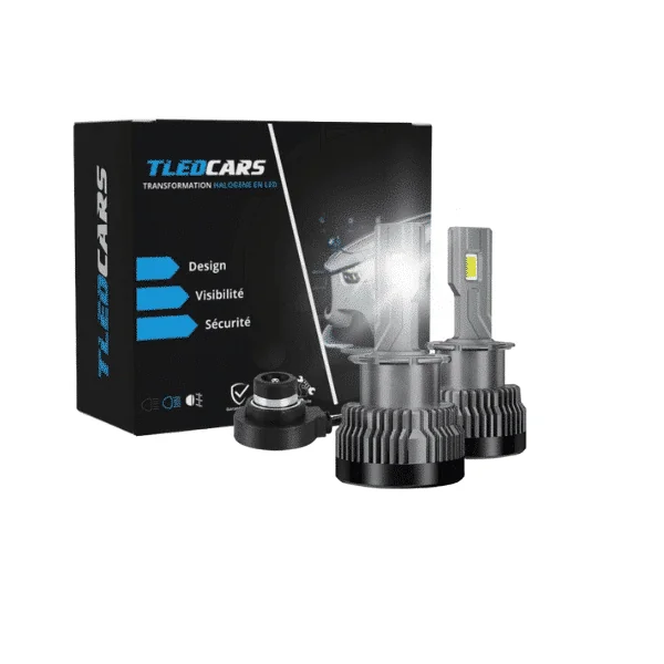 Pack Ampoules Xenon LED D2S D2R - 35W - Blanc 6500K - Plug and Play - Alfa Romeo GT (2003-2010)