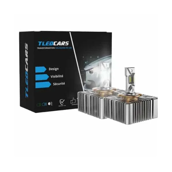 Pack Ampoules Xenon LED D5S - 35W - Blanc 6500K - Plug and Play - AUDI Q3 (2011-2018)