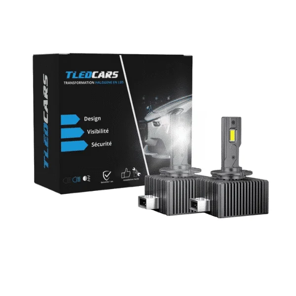 Pack Ampoules Xenon LED D8S - 35W - Blanc 6500K - Plug and Play
