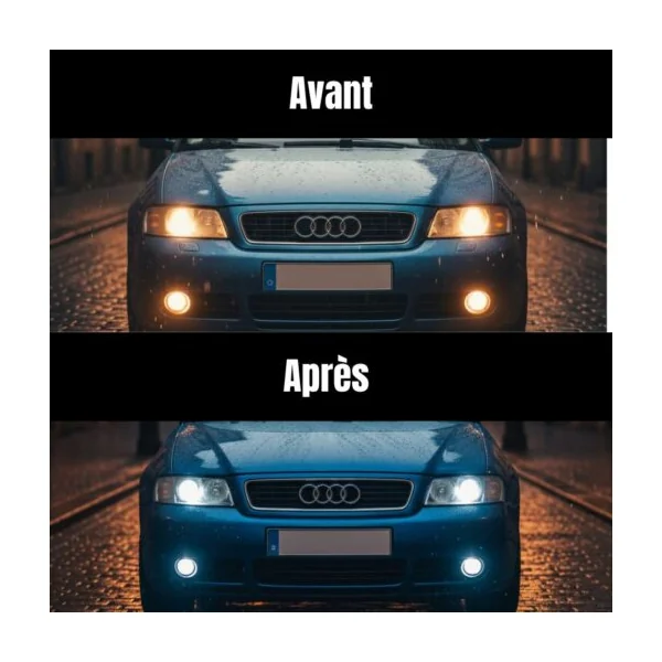 Pack Performance Ampoules LED Avant Audi A3 8L Phase 2 (2000-2003) – Phares avants Complet