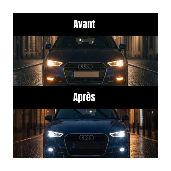 Pack Performance Ampoules LED Avant Audi A3 8V (2012-2021) – Phares avants Complet