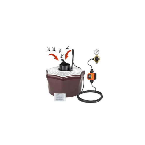 Pack piège CO² Moustique + timer Biogents