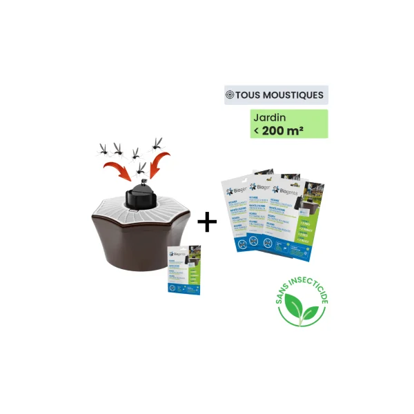 Pack piège à moustique BG Mosquitaire + recharge 6 mois