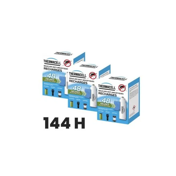 Pack recharge repulsif moustique thermacell 144 heures