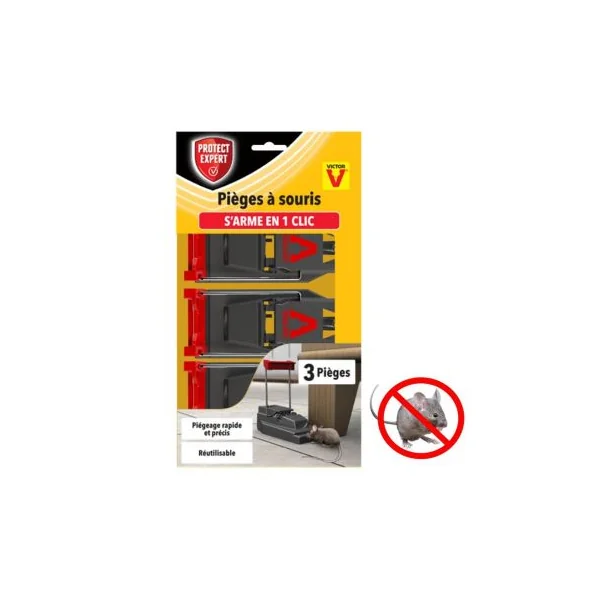 Pack tapette souris armement facile