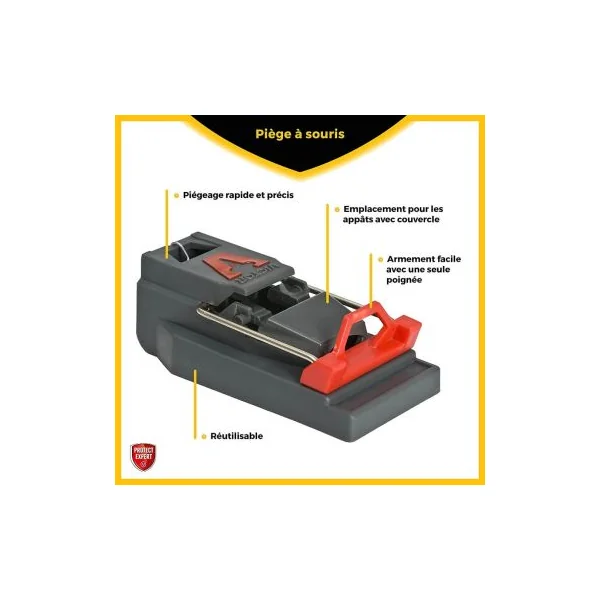 Pack tapette souris armement facile