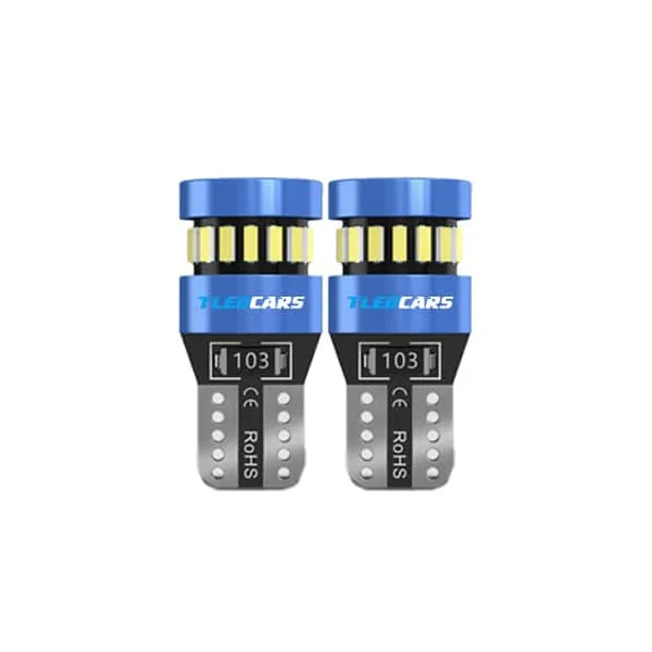 Pack Veilleuses LED (Blanc Xénon) Feux De Position - VOLVO V70 II (2000-2007)